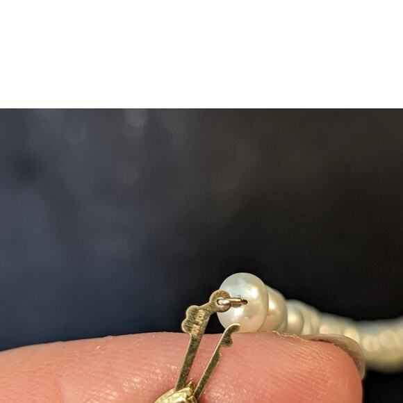 10K Yellow Gold JCM Jacmel Mauritius Freshwater Pearl Necklace and Bracelet Set - Picture 9 of 12